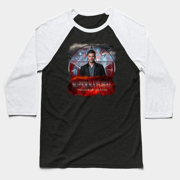 Supernatural Dean Winchester 2 Baseball T-Shirt by Ratherkool